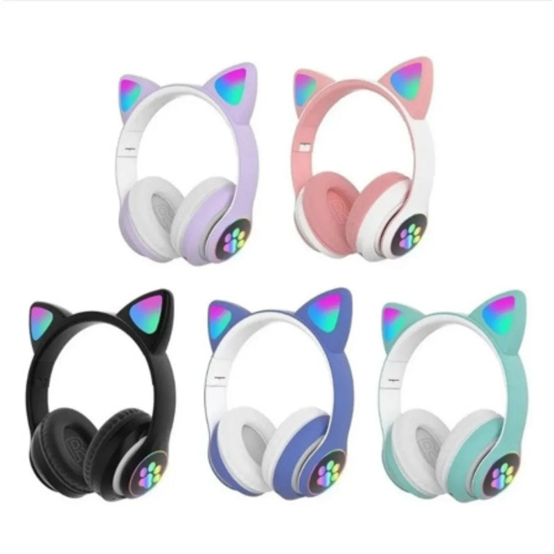 Headphone Com Orelhas De Gato