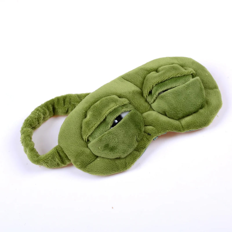 Máscara De Sapo Para Dormir - Sad Frog