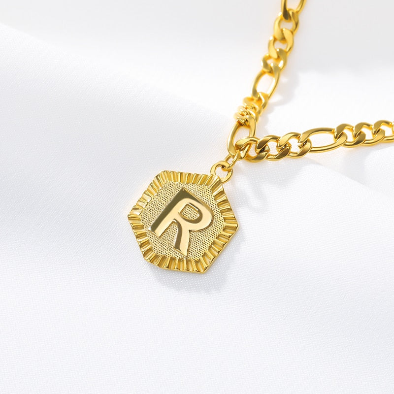 Pulseira Para Pés Com Inicial - Ouro 18K