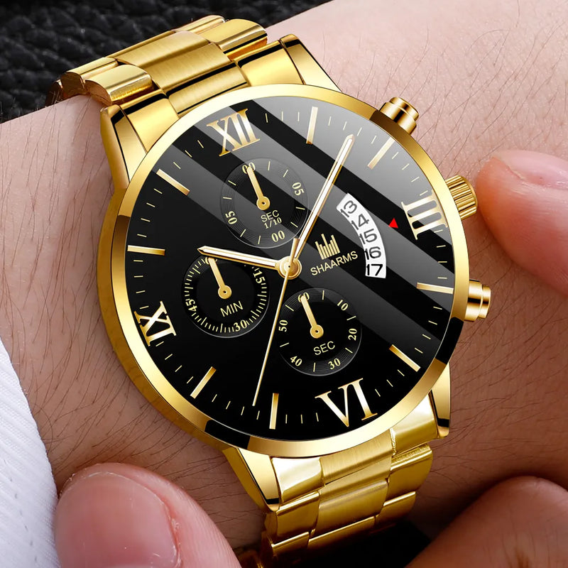 Relógio de Quartzo Militar - Luxury Men