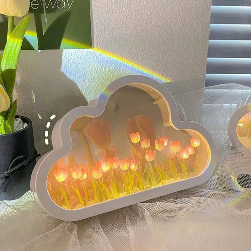Luminária Nuvens De Flores 3D - Sunflower [Oferta Limitada]