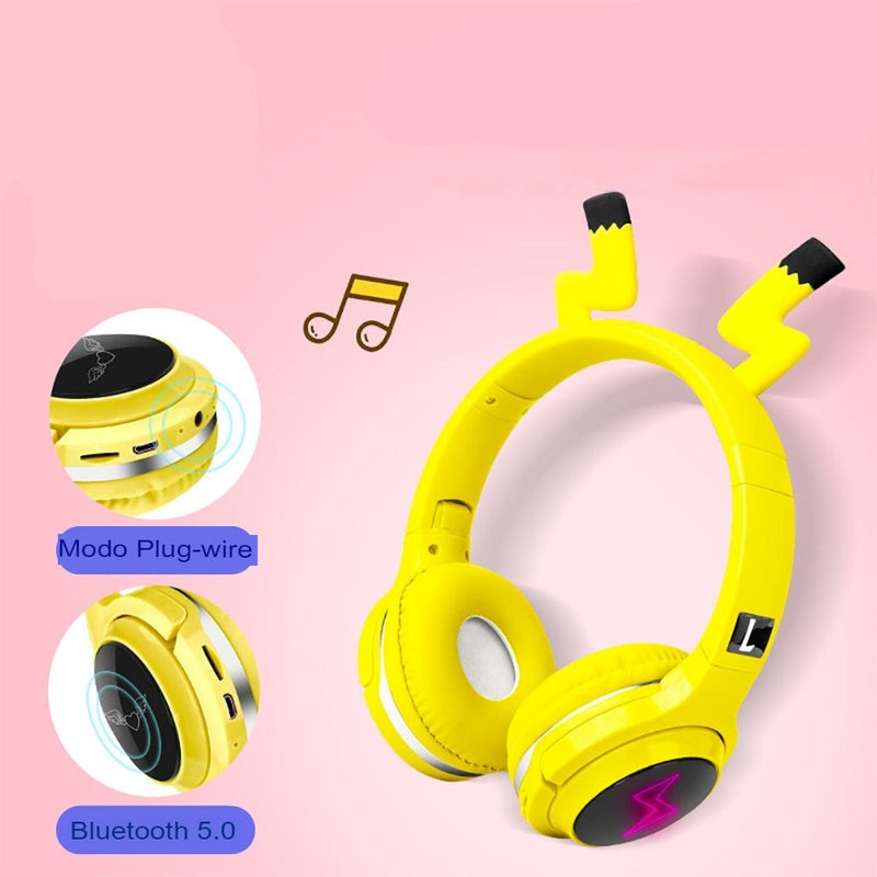 Pikachu Headphone Bluetooth - Pokémon - SeletoPlus