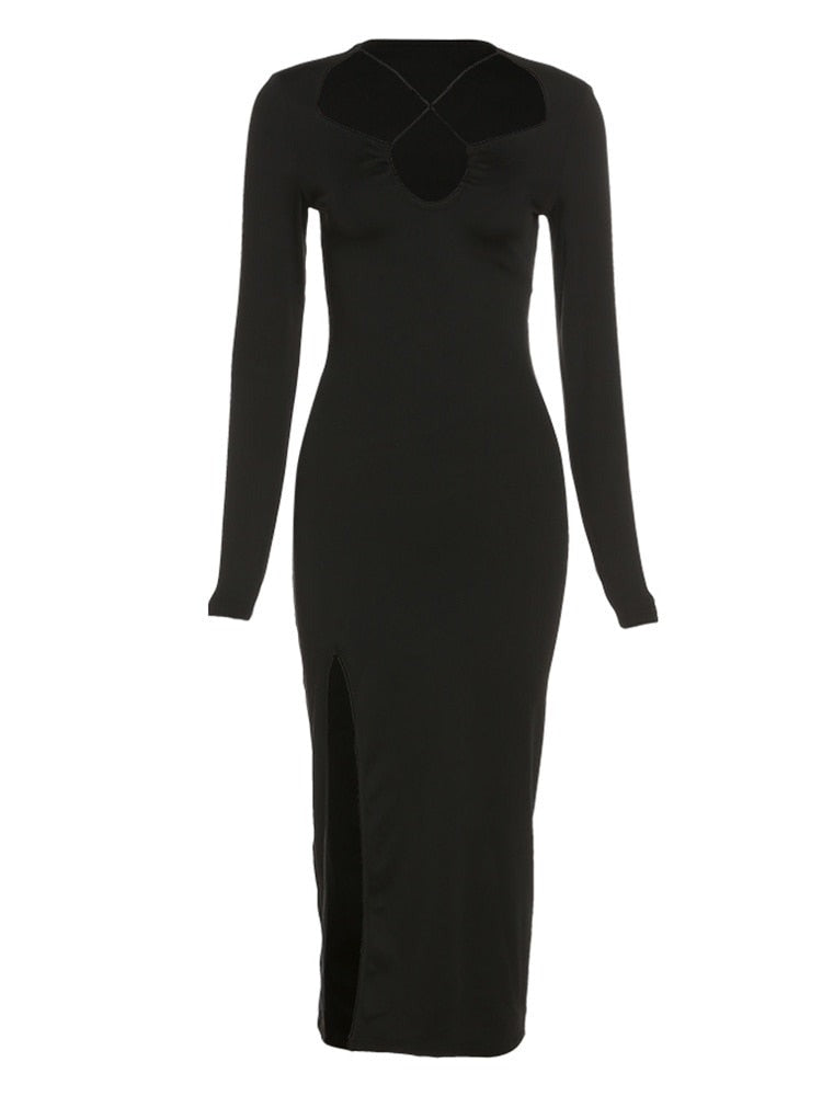 Vestido Elegance Black Aberto - SeletoPlus
